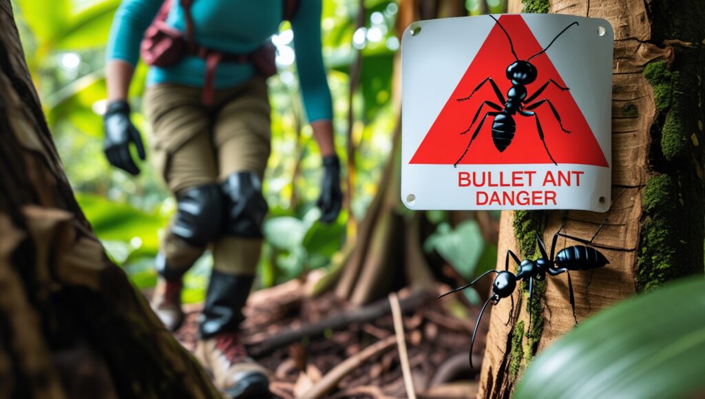 How to Avoid a Bullet Ant Sting