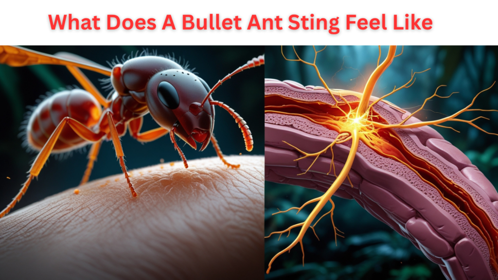 what does a bullet ant sting feel like